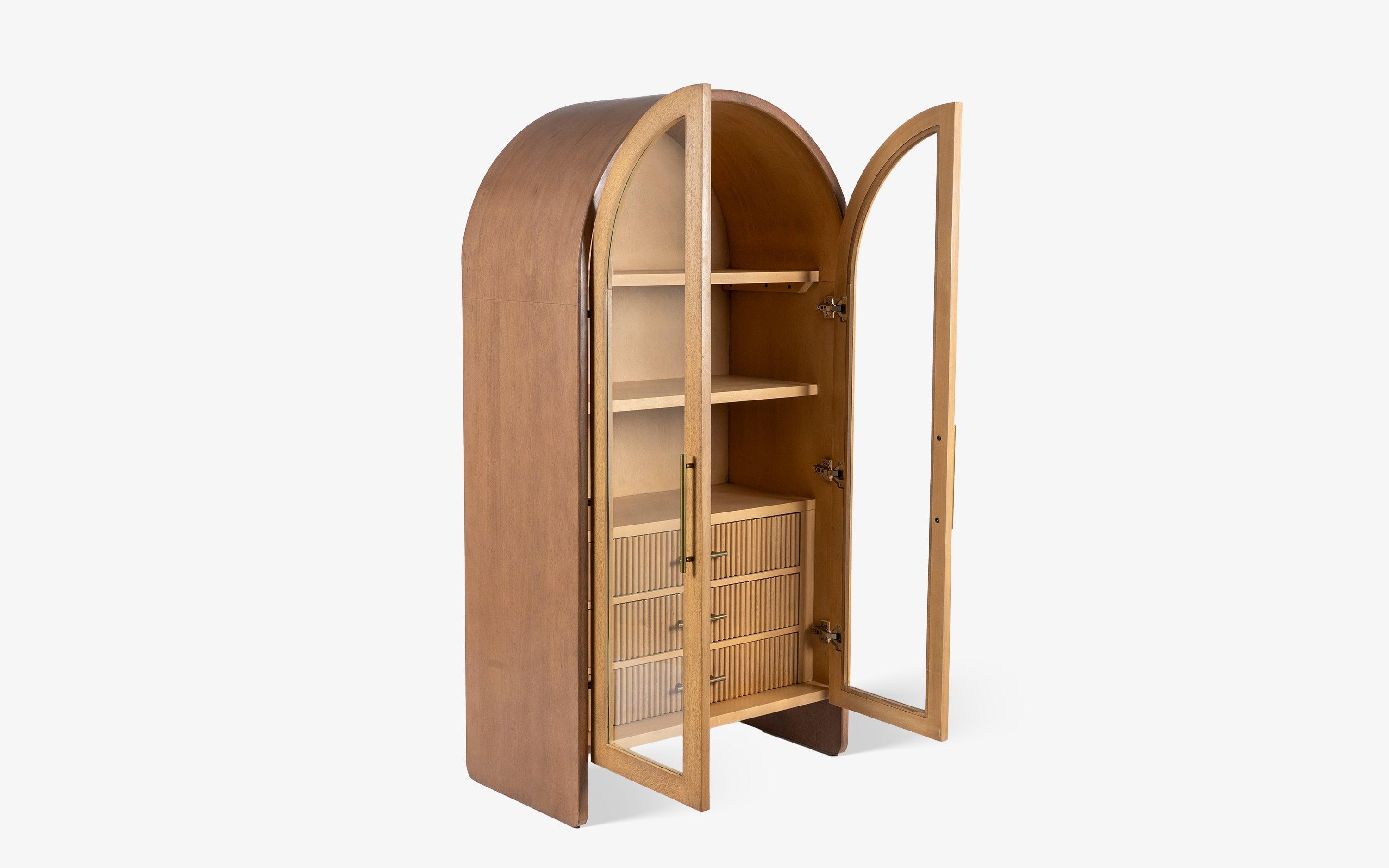 Linn Crockery Cabinet | Mango Wood and Mango Veneer