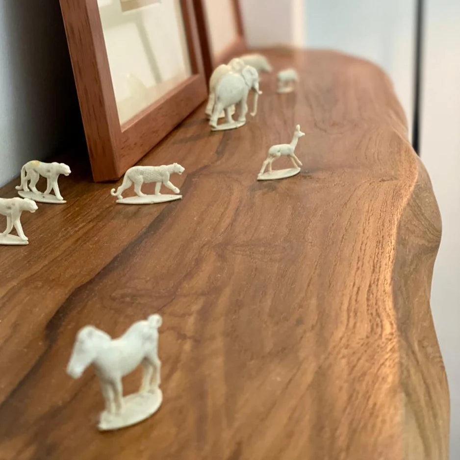 Organic Shelves Set of 3  for Home Decor | Floating Wall Racks