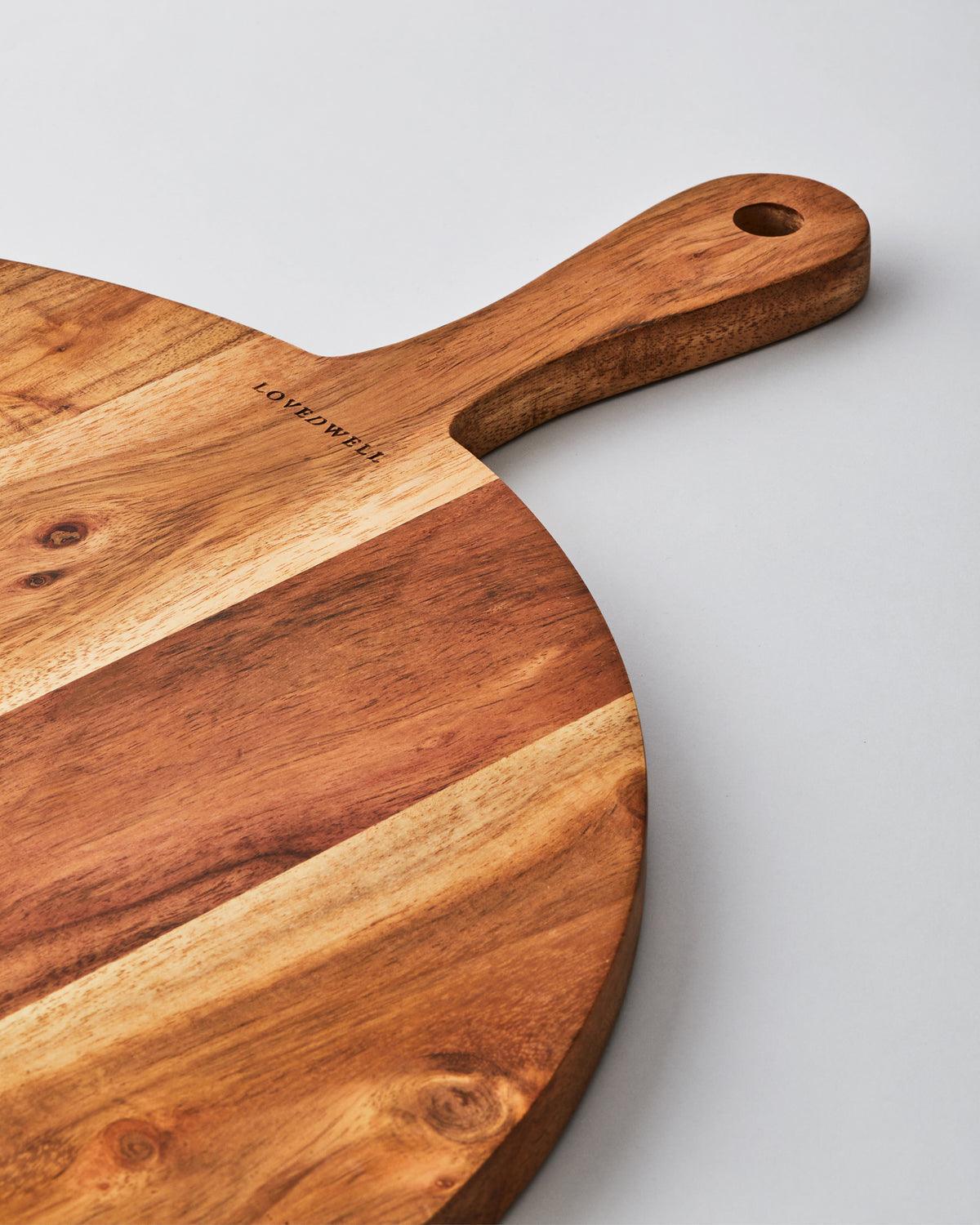 Wooden Pizza Paddle | Stylish Serving Board & Pizza Tray