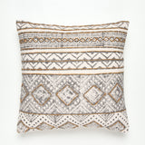 Yore Cotton Printed Cushion Cover With Embroidery