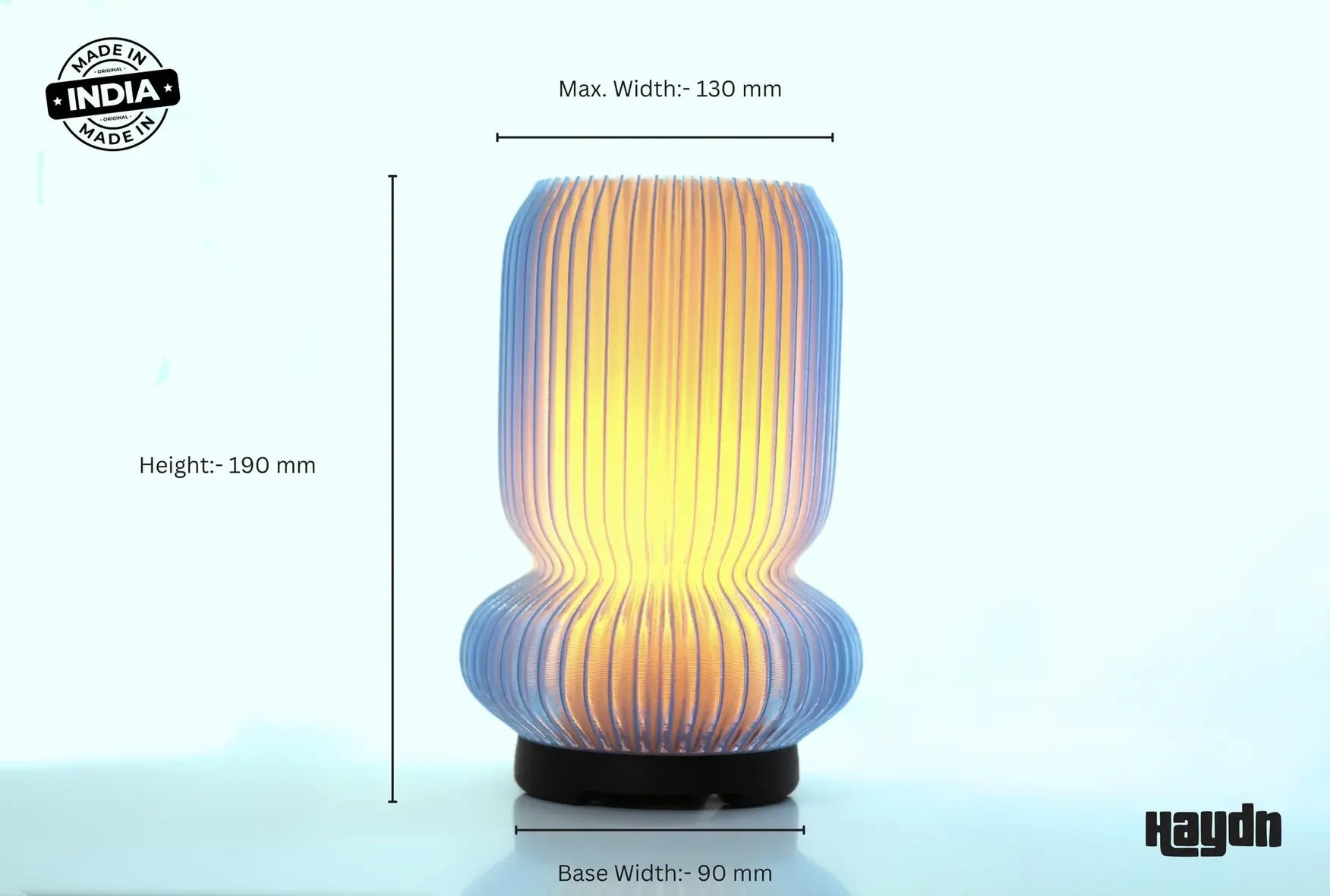 Amber Drift Table Lamp