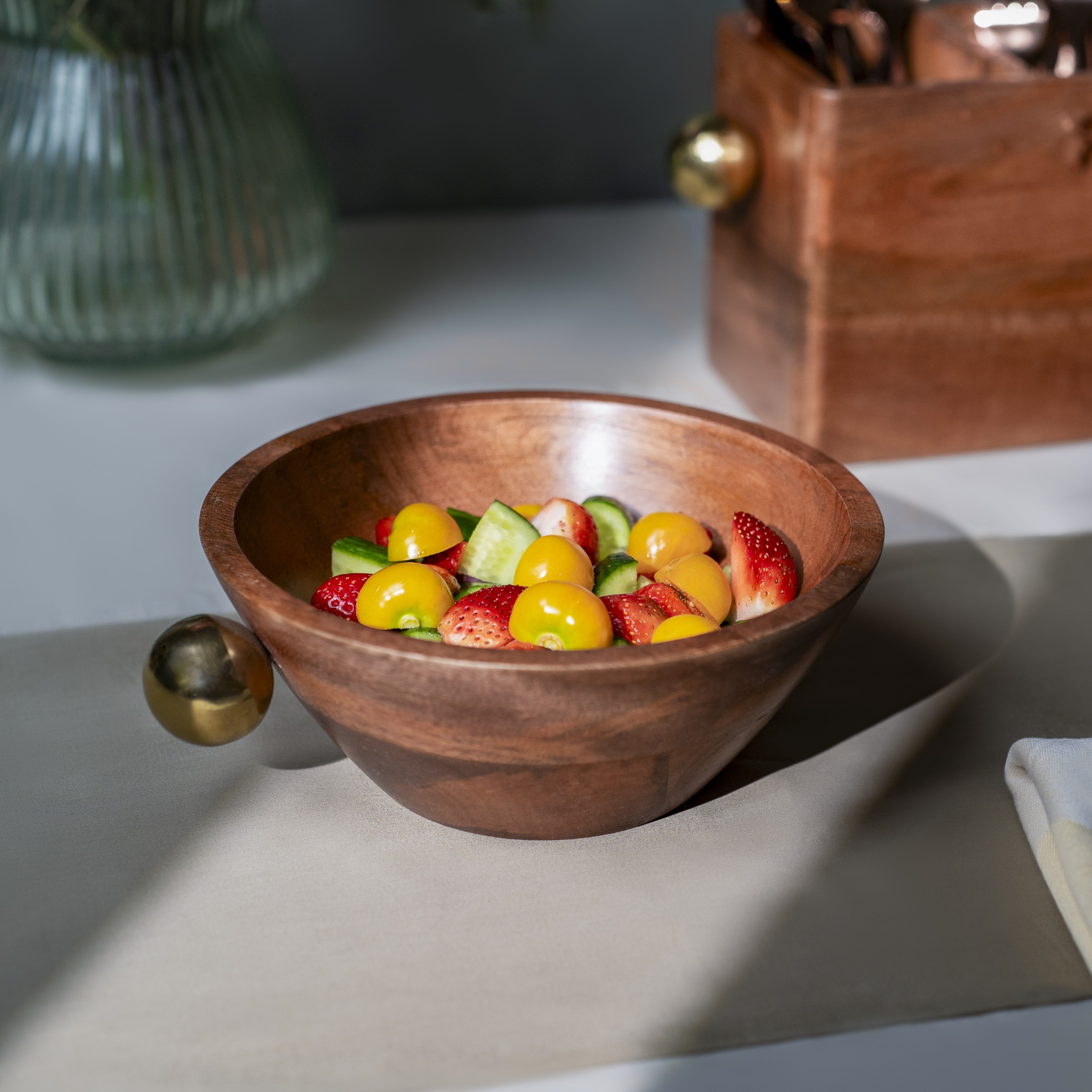 Ora Dhara Wooden Salad Bowl