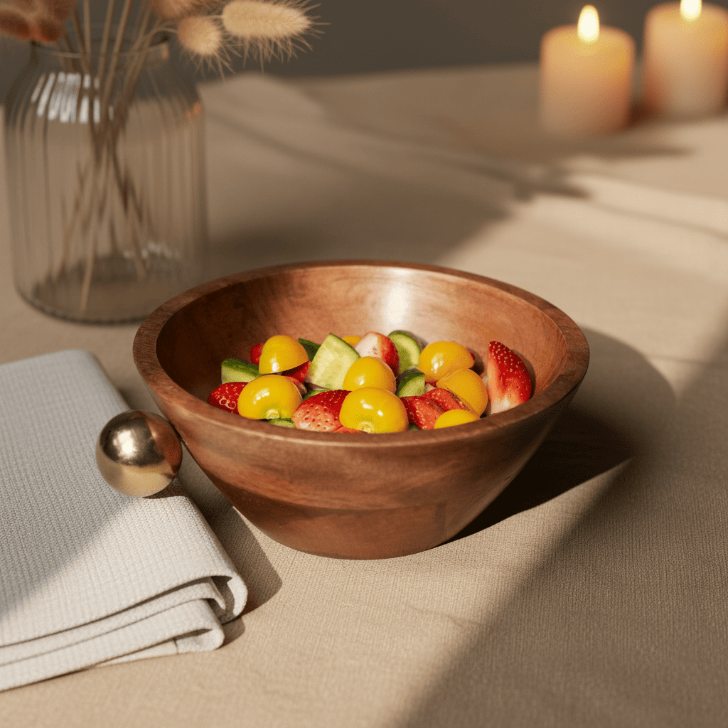Ora Dhara Wooden Salad Bowl