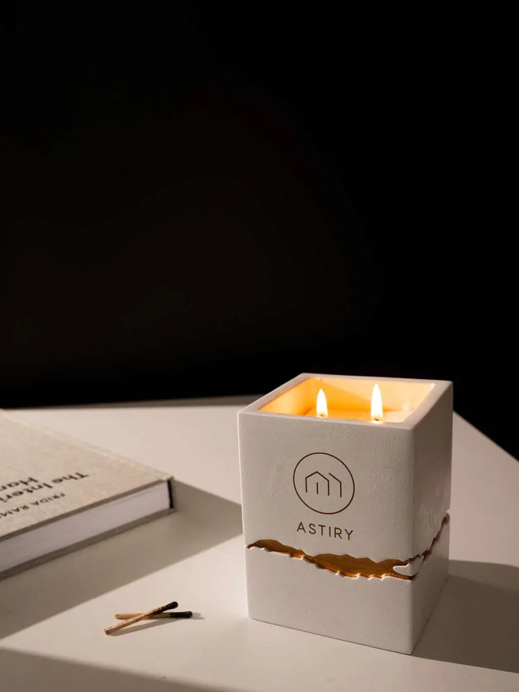 Astiry Concrete Scented Candle