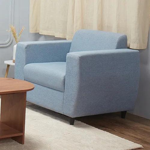 Minicoy Fabric Sofa (Sky Blue)