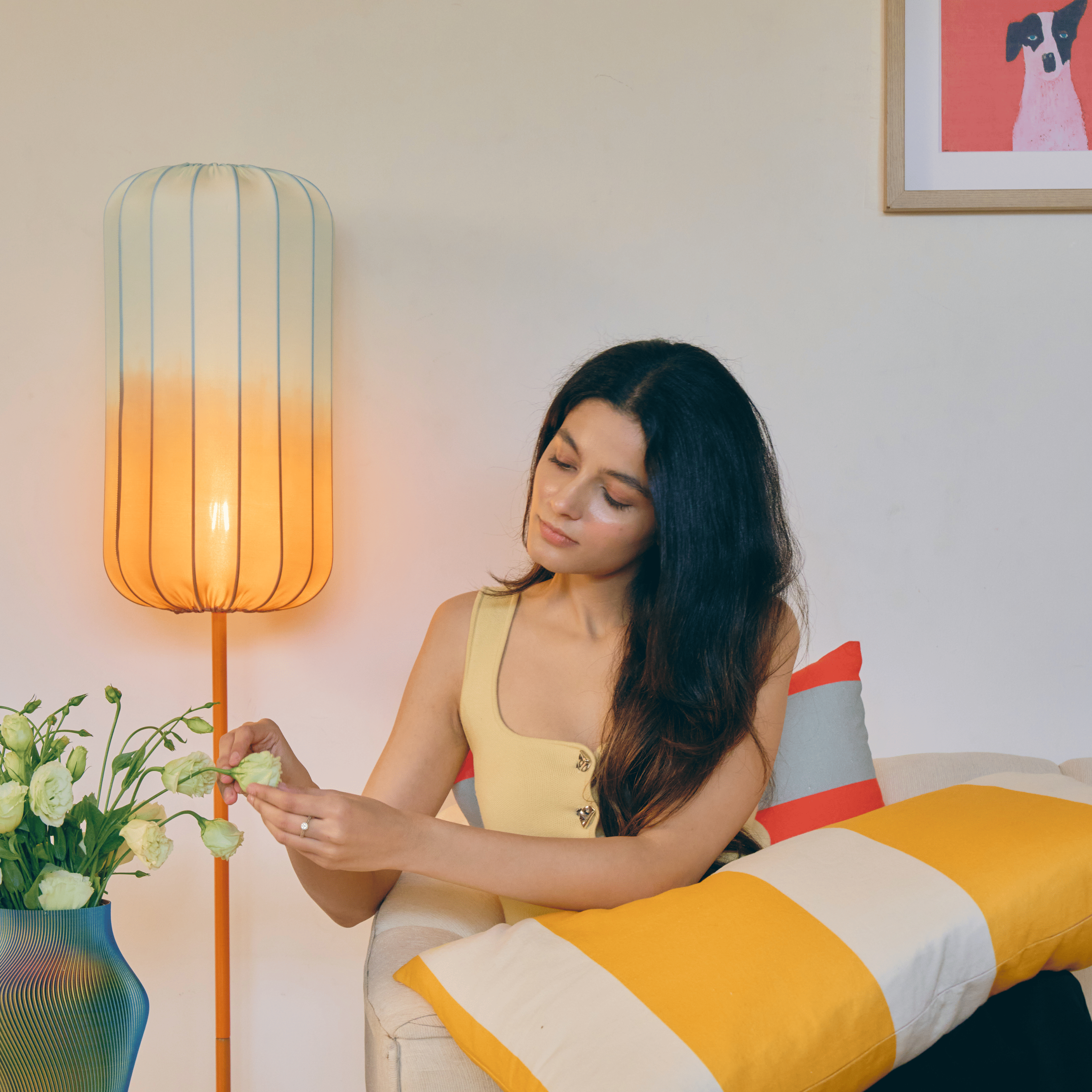 Colouways Cushion Cover - Buttercream