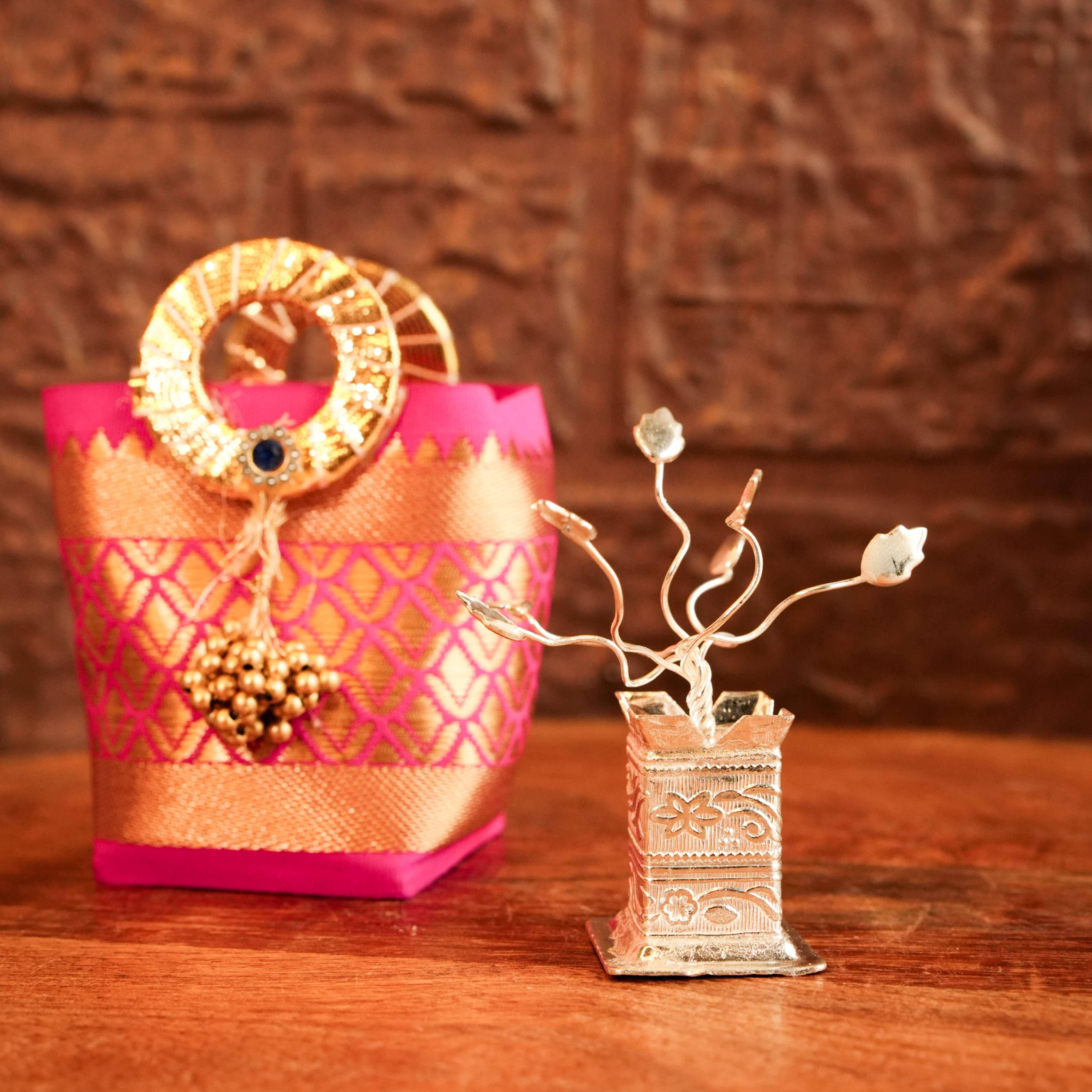 Blissful Silver Basket Hamper Set | Premium Corporate Diwali Gifts