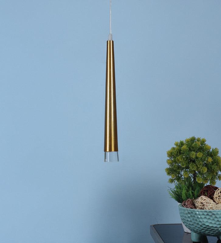 Gold Iron Hanging Light | Inbuilt LED |  Soraya