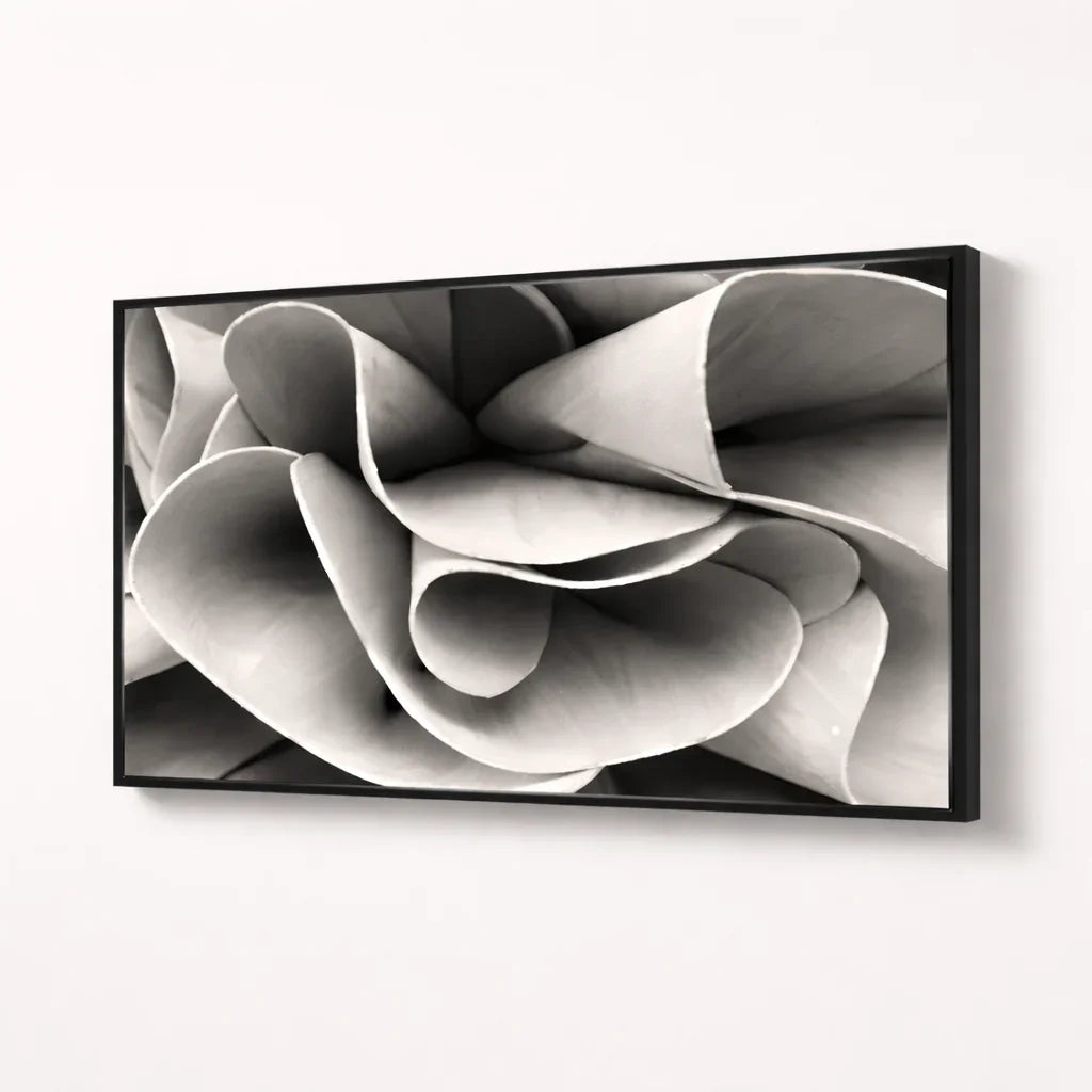 Ivory Flow – Neutral Minimalist Textured Canvas Wall Art 48x24
