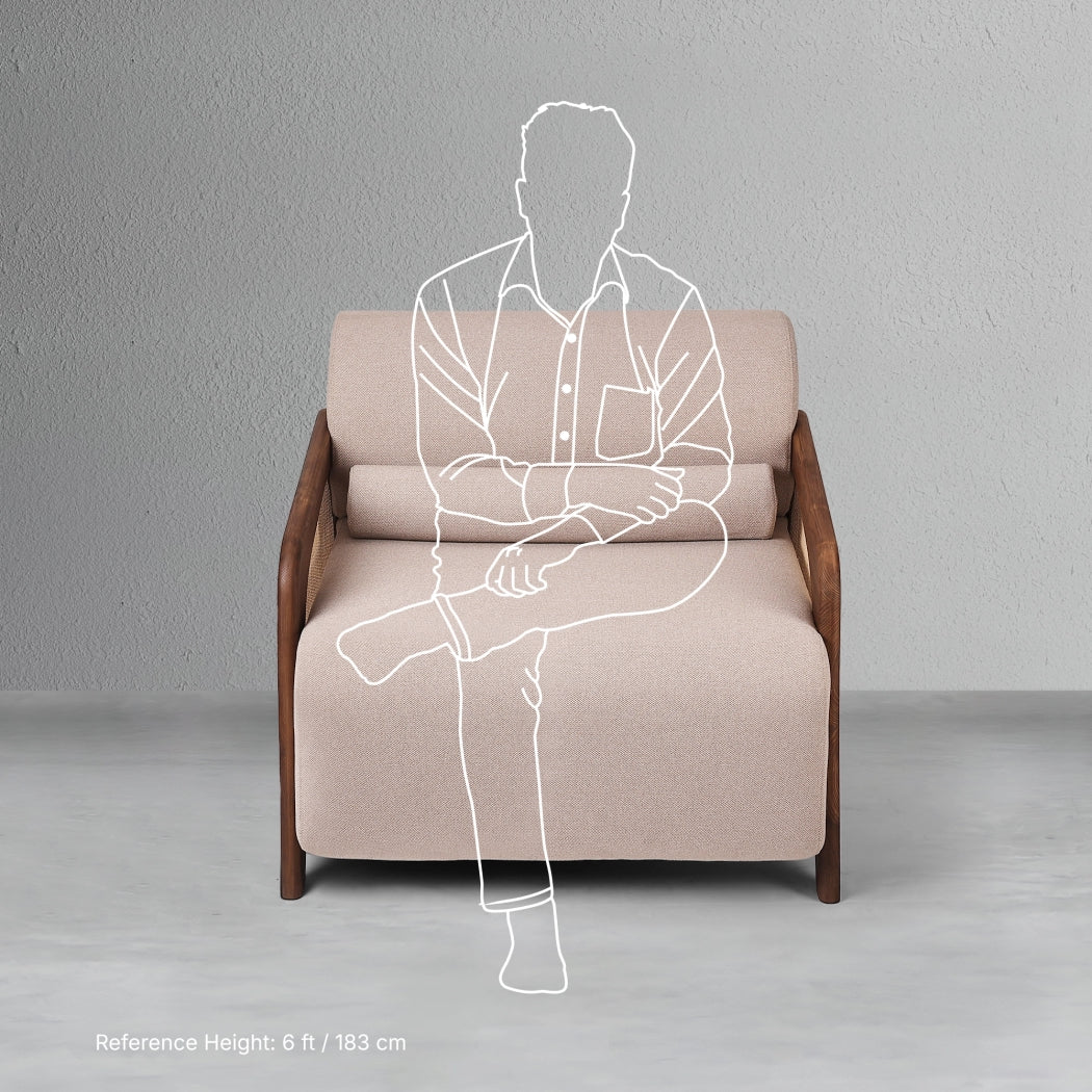 Lumbar Single Seater Sofa