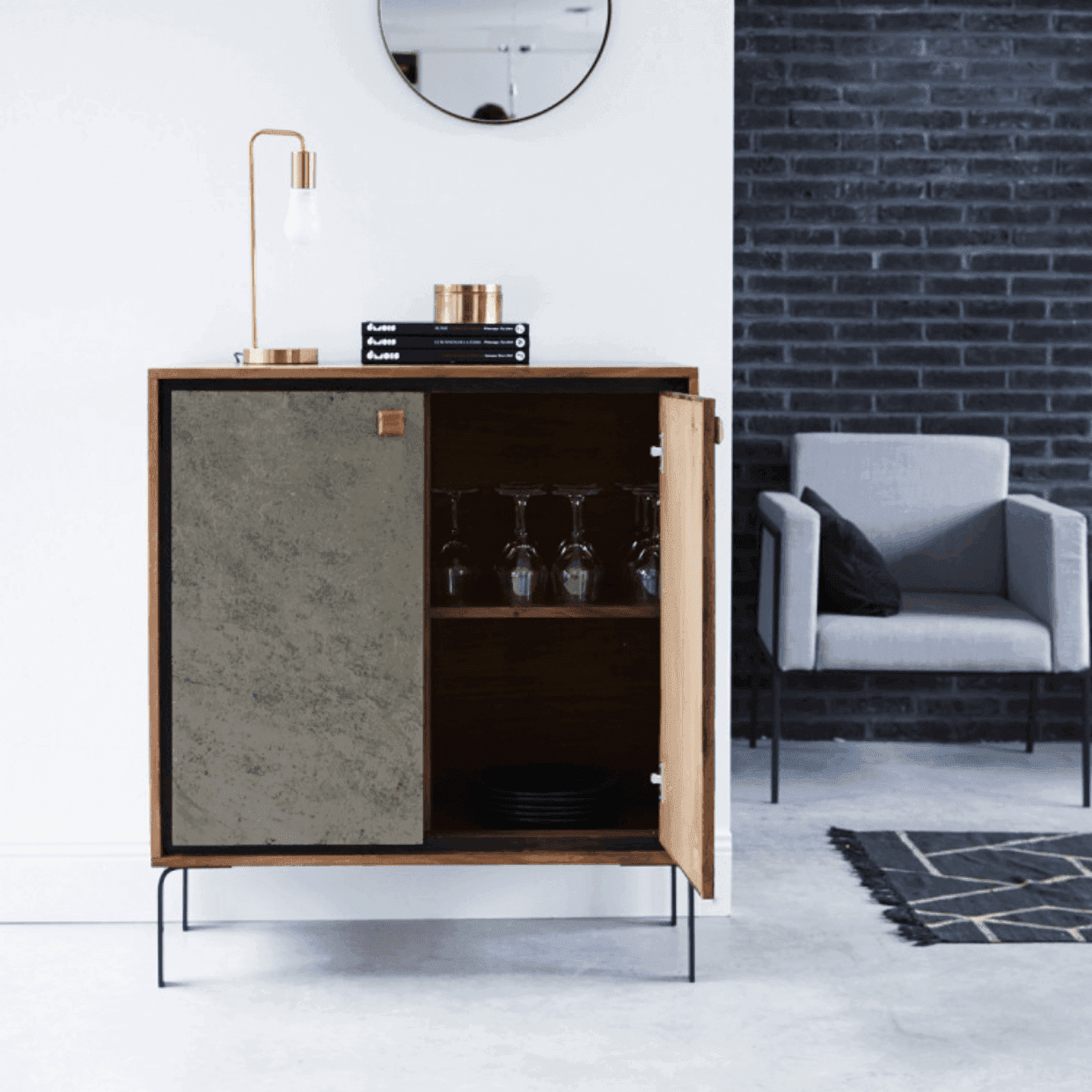 buy-bar-cabinet-jarrah-wooden-two-door-storage-cabinet-or-side-table-for-living-room-by-the-home-dekor-on-ikiru-online-store-3 - IKIRU