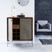 Buy Bar Cabinet - Jarrah Wooden Two Door Storage Cabinet | Side Table For Living Room by The home dekor on IKIRU online store