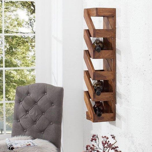 Buy Bar Cabinet - Wood Wall Wine Rack | Wooden Wall Stand For Living Room by The home dekor on IKIRU online store
