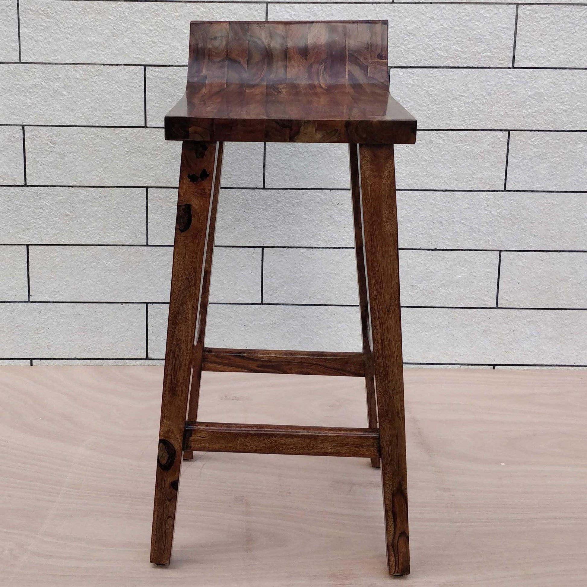 Wooden Chair Stool Wood Bar Table For Home And Cafe