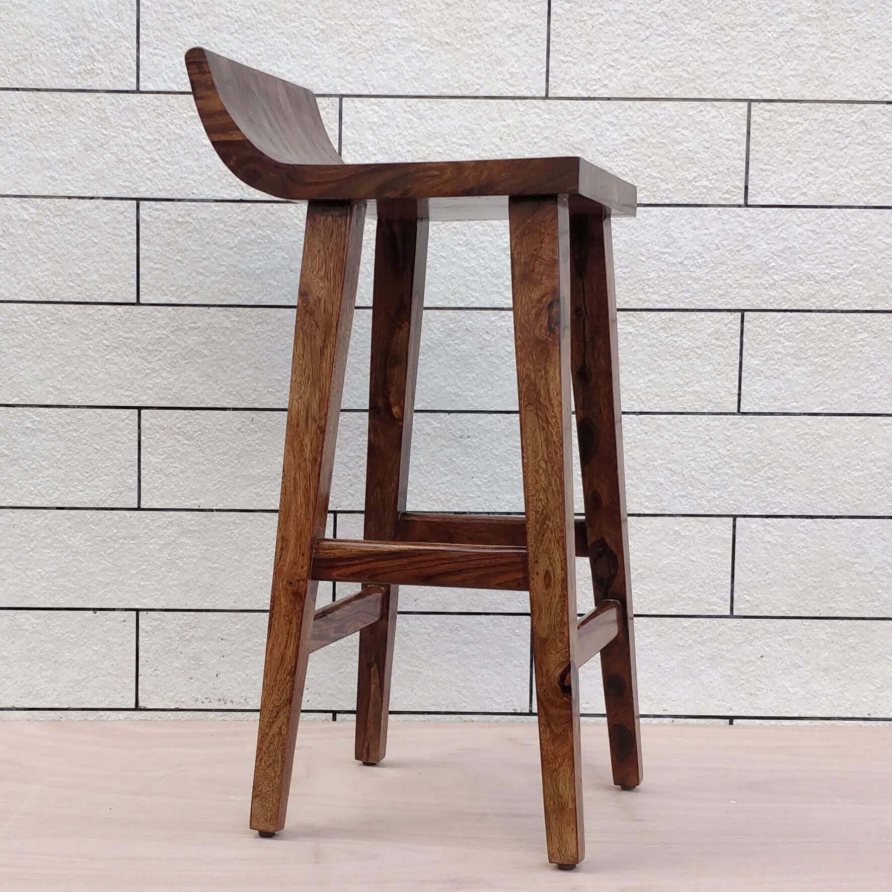 buy-bar-chairs-and-stools-wooden-chair-and-stool-or-wood-bar-table-for-home-and-cafe-by-the-home-dekor-on-ikiru-online-store-2 - IKIRU