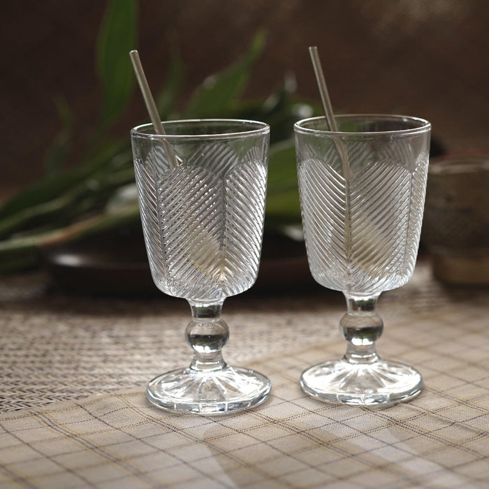 buy-bar-glasses-awaum-dessert-goblets-set-of-2-with-dessert-spoons-by-courtyard-on-ikiru-online-store-2 - IKIRU