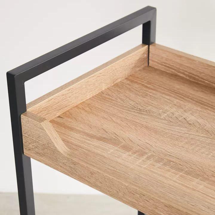 buy-bar-trolley-wood-and-black-metal-2-tier-serving-trolley-for-home-by-the-home-dekor-on-ikiru-online-store-4 - IKIRU