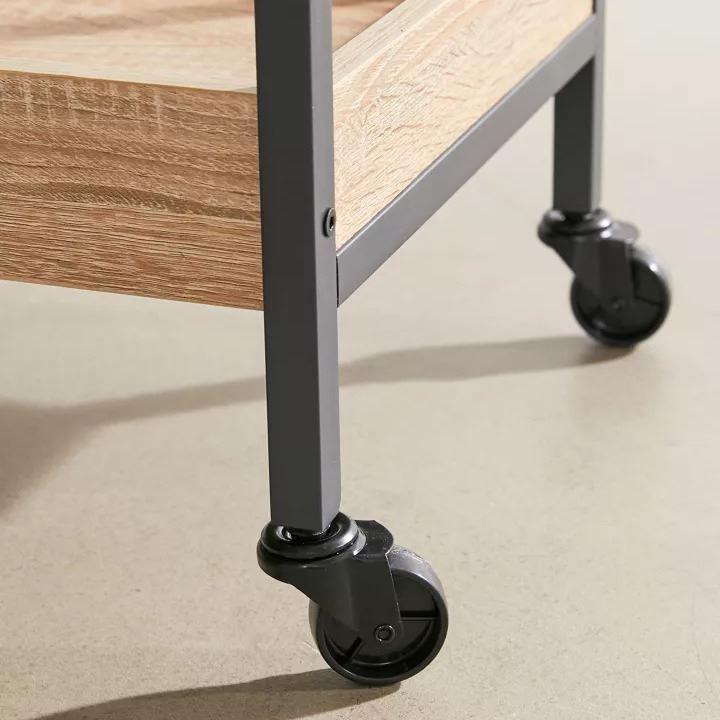 buy-bar-trolley-wood-and-black-metal-2-tier-serving-trolley-for-home-by-the-home-dekor-on-ikiru-online-store-5 - IKIRU