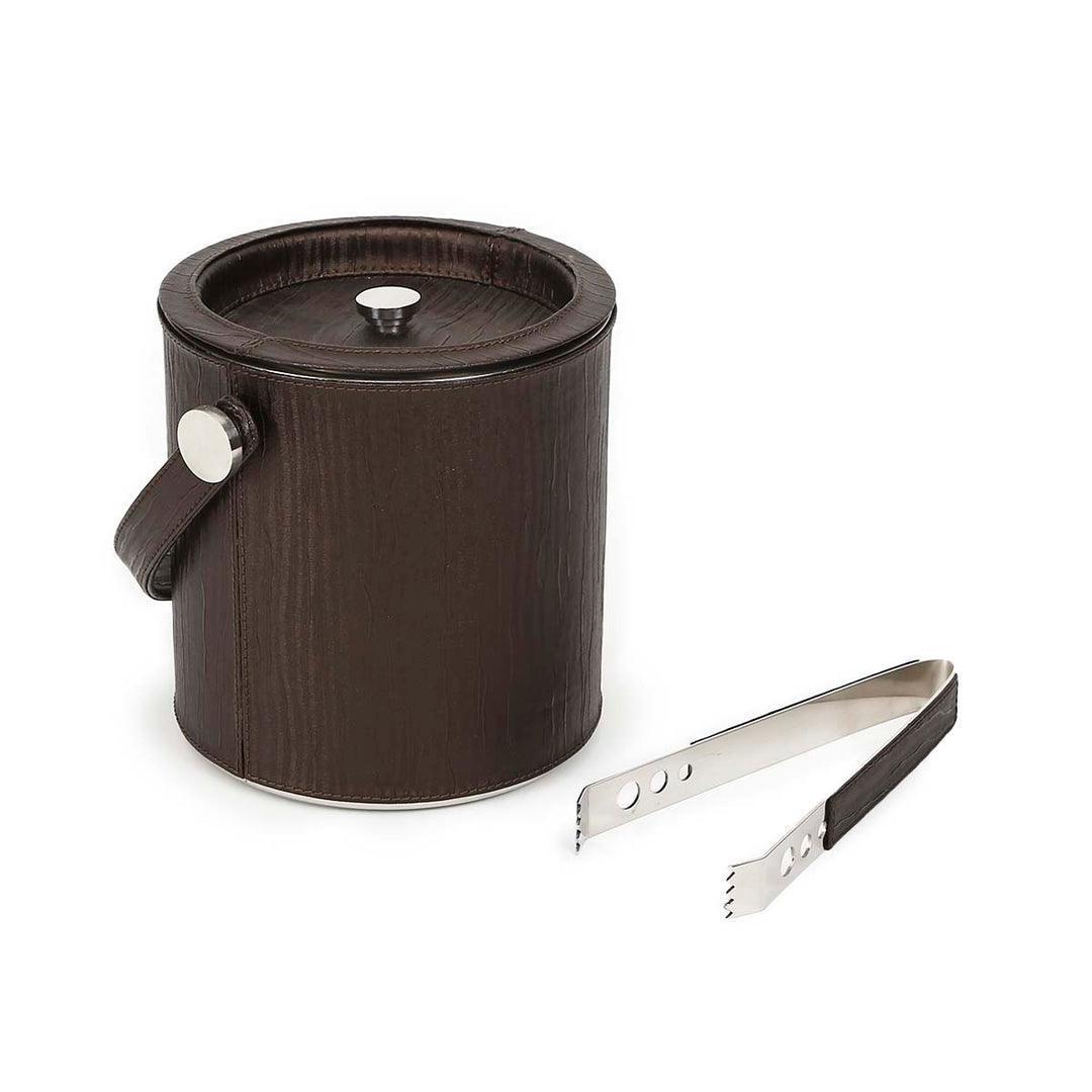 buy-barware-stylish-leather-sheath-ice-bucket-with-tong-for-home-bar-and-restaurant-or-gifting-barware-by-home4u-on-ikiru-online-store-1 - IKIRU