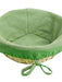 Buy Basket - Green Color Cotton Bread Basket | Roti Basket Container With Cloth For Kitchen Utilities by House this on IKIRU online store
