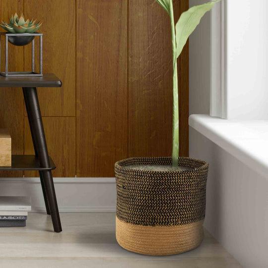 buy-basket-natural-jute-and-cotton-basket-or-storage-and-organizer-for-home-by-sashaa-world-on-ikiru-online-store-8 - IKIRU