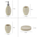 Buy Bathroom Accessories - Bathroom Accessories Set Of 4 | Complete Bathroom Set Beige Color by Shresmo on IKIRU online store