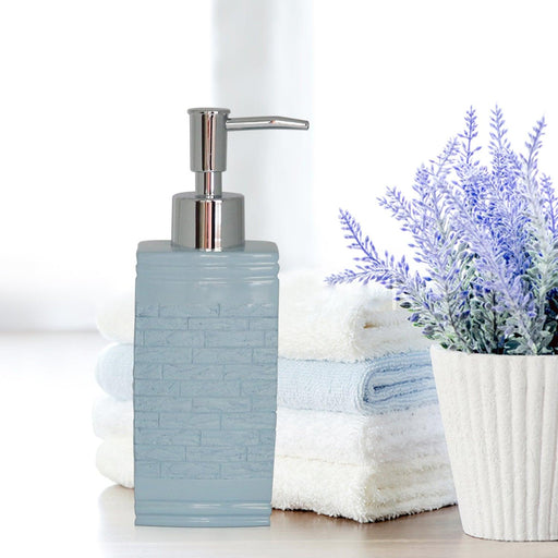 Buy Bathroom Accessories - Bathroom Soap Dispenser For Wash Basin | Decorative Aqua Blue Liquid Soap Dispenser by Shresmo on IKIRU online store