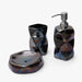 Buy Bathroom Accessories - Black Ceramic Bathroom Accessories Set of 3 | Soap Dish Dispenser & Tumbler Holder by Casa decor on IKIRU online store