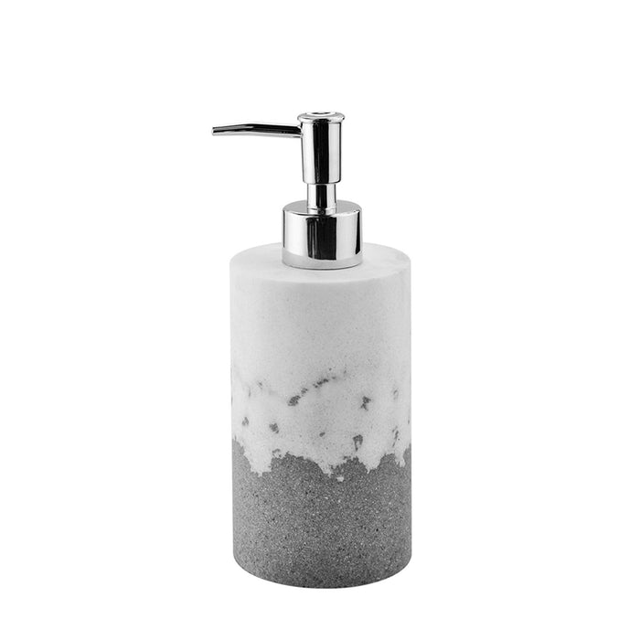Buy Bathroom Accessories - Complete Bathroom Set of 4 | Bathroom Accessories In Grey and White Printed by Shresmo on IKIRU online store