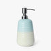 Buy Bathroom Accessories - Light Blue and Cream Shaded Ceramic Bath Set Pack of 3 by Casa decor on IKIRU online store