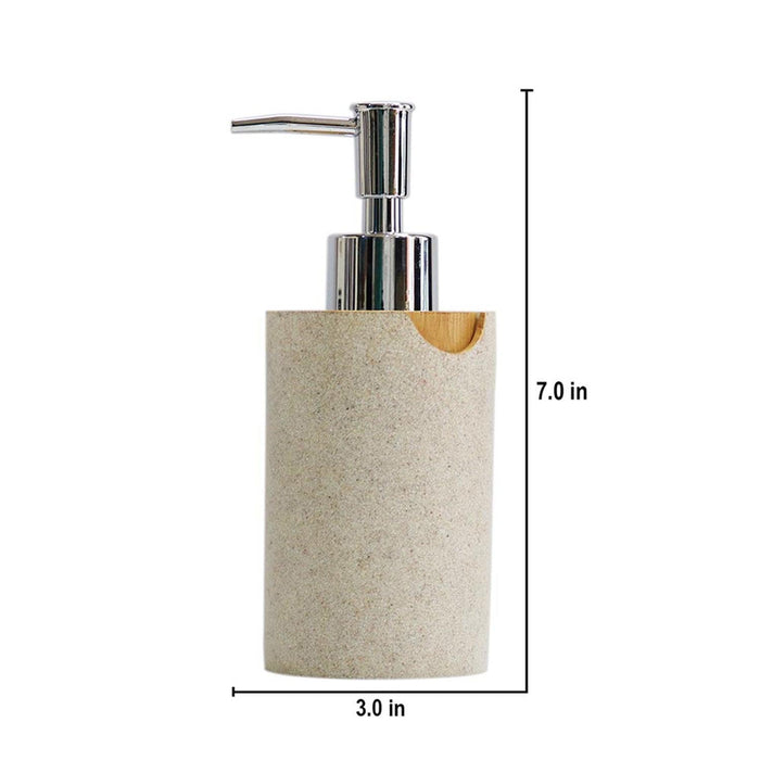 Buy Bathroom Accessories - Minimal Liquid Soap Dispenser For Bathroom Off White by Shresmo on IKIRU online store