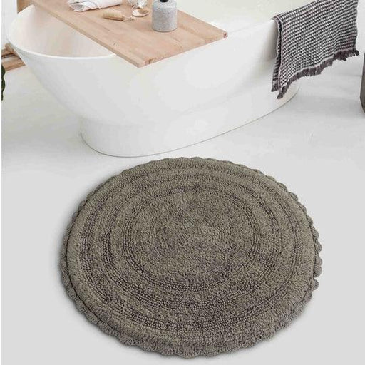 Buy Bathroom Mats - Round Reversible Crochet Bathmat by Sashaa World on IKIRU online store