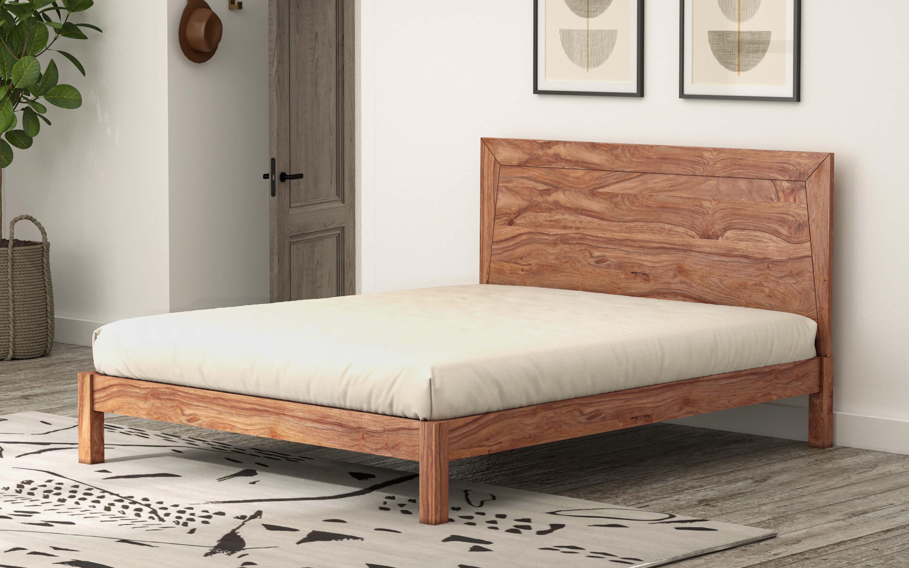 buy-bed-metric-sheesham-wooden-non-storage-bed-or-king-size-bed-for-bedroom-by-orange-tree-on-ikiru-online-store-6 - IKIRU