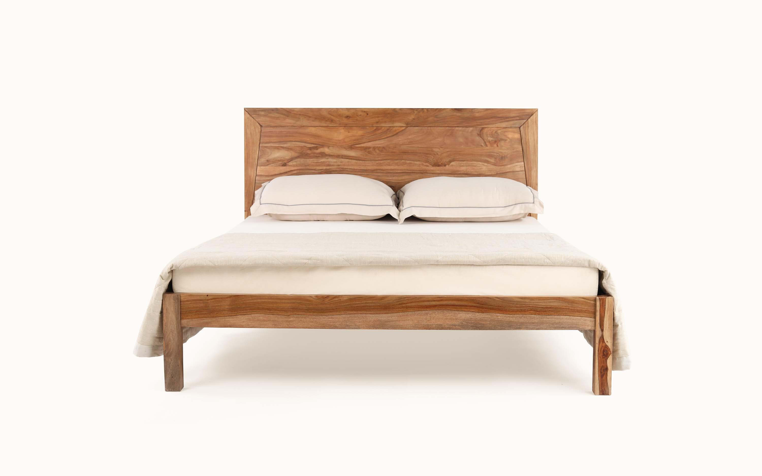 buy-bed-metric-sheesham-wooden-non-storage-bed-or-queen-size-bed-for-bedroom-and-home-by-orange-tree-on-ikiru-online-store-3 - IKIRU
