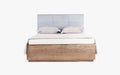 Buy Bed - Natural Grey Wooden Hydraulic Bed | Lift Up Bed With Storage For Bedroom by Orange Tree on IKIRU online store
