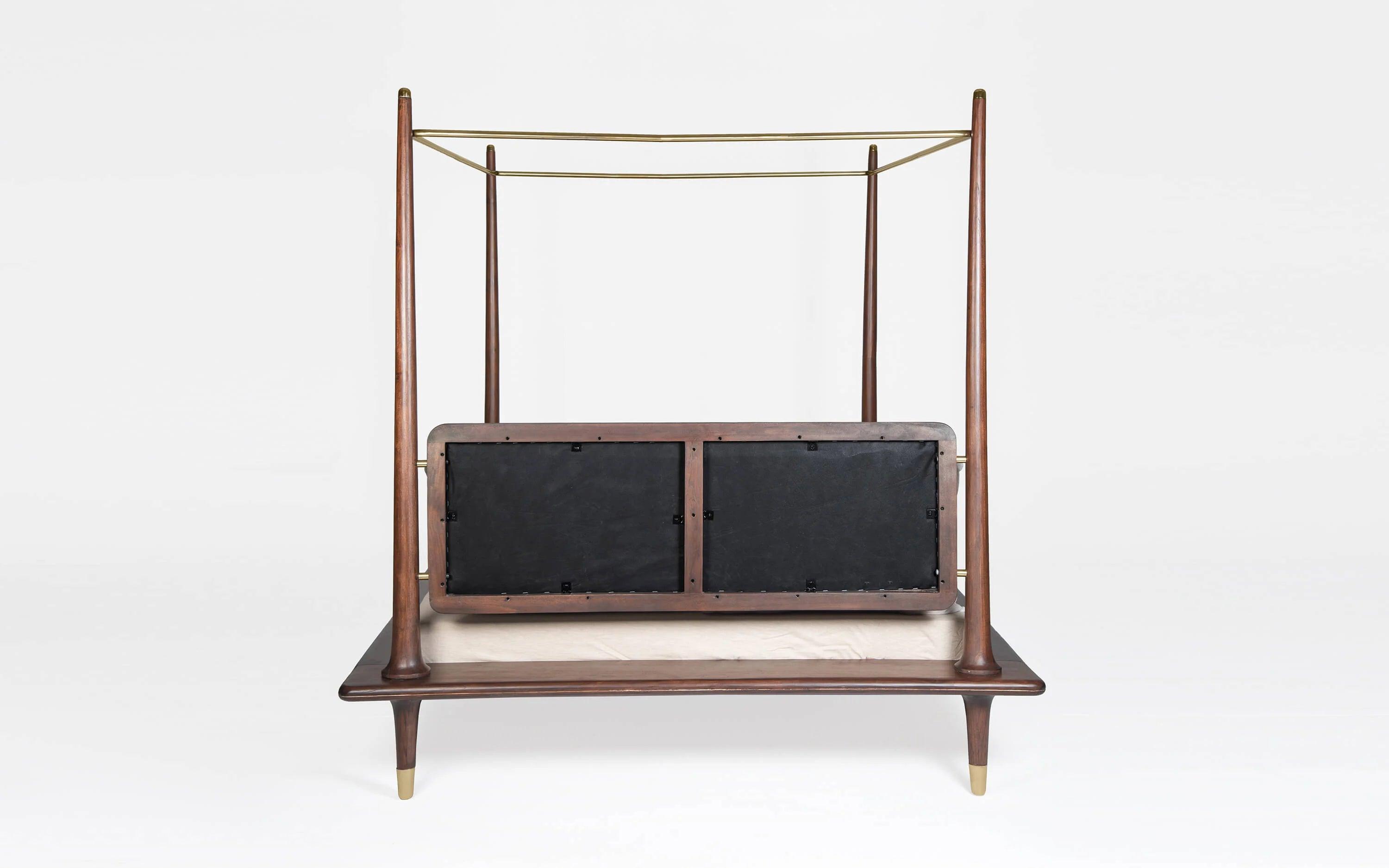 buy-bed-navah-teak-wood-bed-or-queen-size-poster-non-storage-bed-for-bedroom-by-orange-tree-on-ikiru-online-store-4 - IKIRU