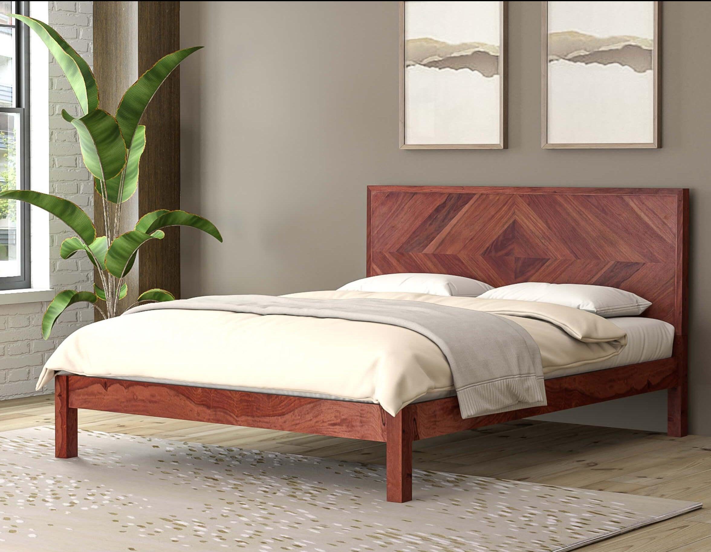 buy-bed-sheesham-wood-non-storage-king-size-bed-for-bedroom-and-home-by-orange-tree-on-ikiru-online-store-1 - IKIRU