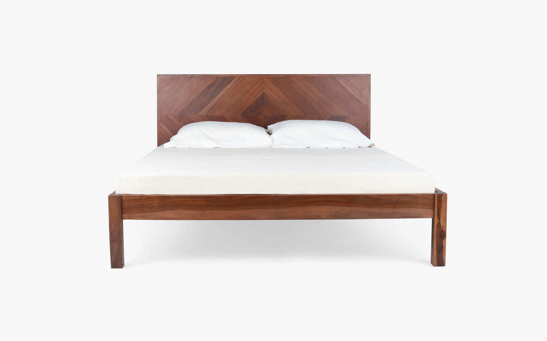 Buy Bed - Sheesham Wood Non Storage King Size Bed For Bedroom And Home by Orange Tree on IKIRU online store