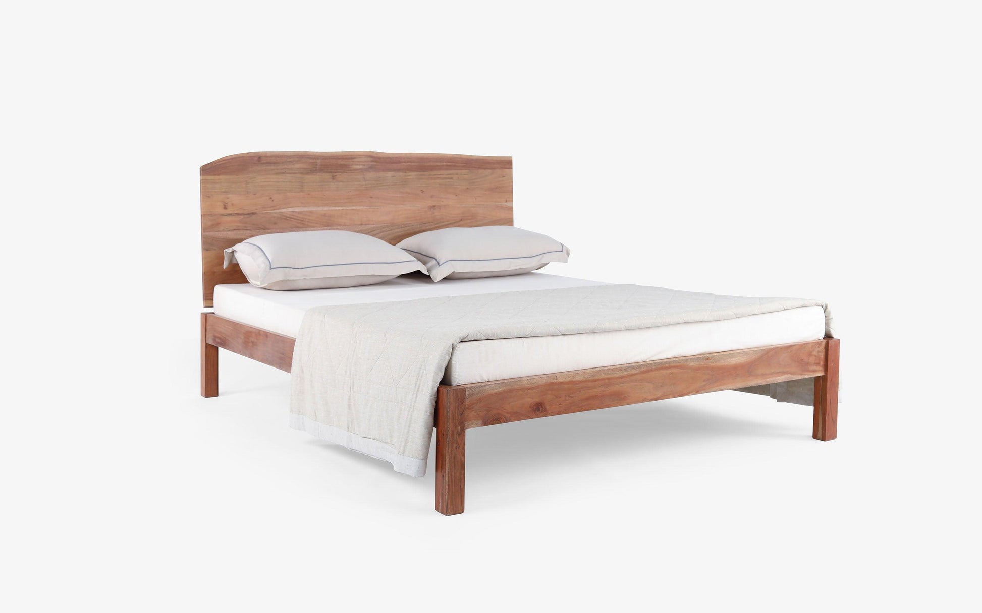 buy-bed-yoho-wooden-non-storage-bed-or-king-and-queen-size-bed-without-storage-for-bedrooma-by-orange-tree-on-ikiru-online-store-4 - IKIRU