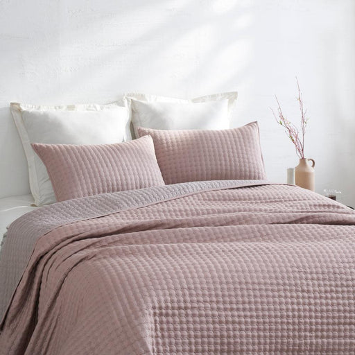 Buy Bedding sets - Cotton Bedspread with Pillow Cover Pink Color | Bedding Set of 3 Pcs by Houmn on IKIRU online store