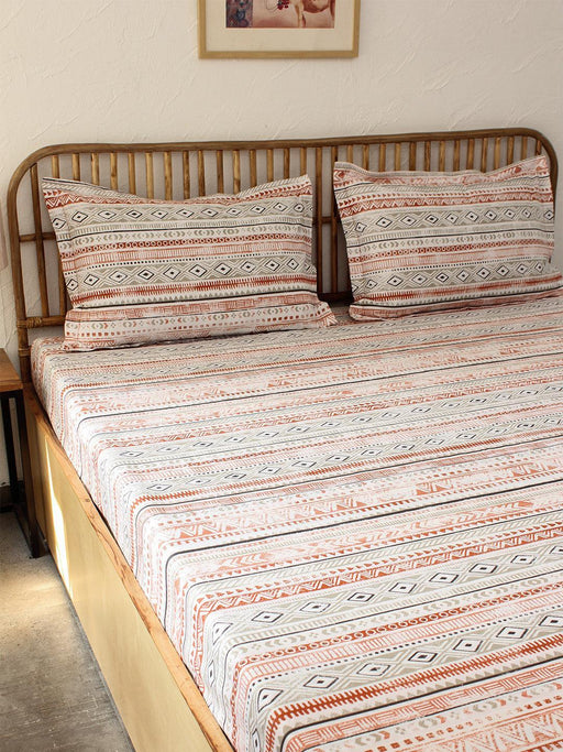 Buy Bedding sets - Meghwal Grey Bedsheet with Pillow Cover by House this on IKIRU online store
