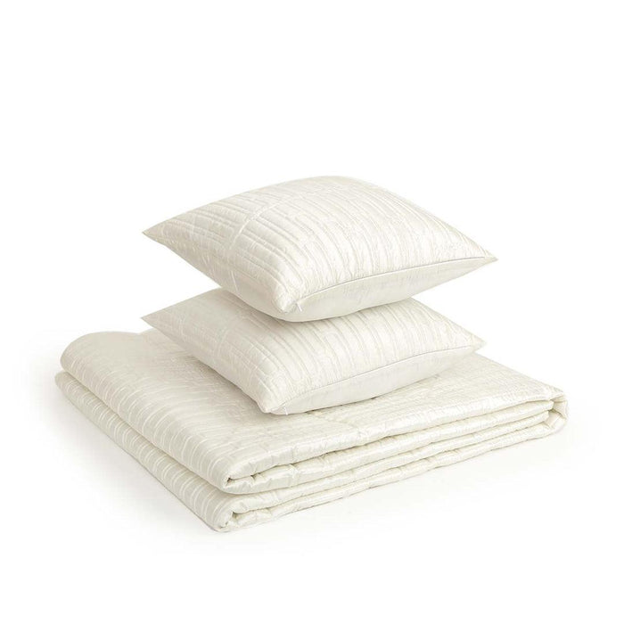 Buy Bedding sets - Minimal Cushion Cover White- Quilted Design Set of 6 by Home4U on IKIRU online store