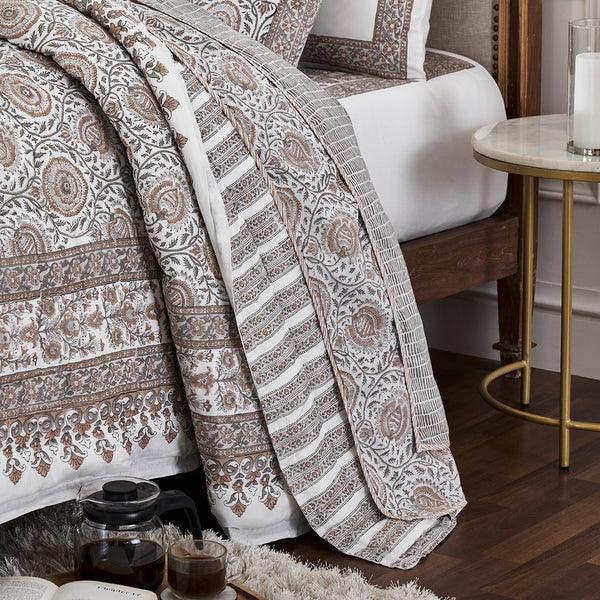 Buy Bedding sets - Printed Cotton 7 Piece Bedding Set Multicolour by Houmn on IKIRU online store