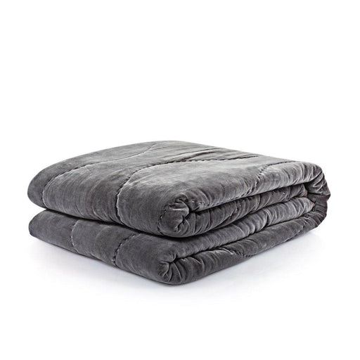 Buy Bedsheets - Yani Soft Cotton Bedspread | Comfortable Velvet Grey Bedding Piece by Home4U on IKIRU online store