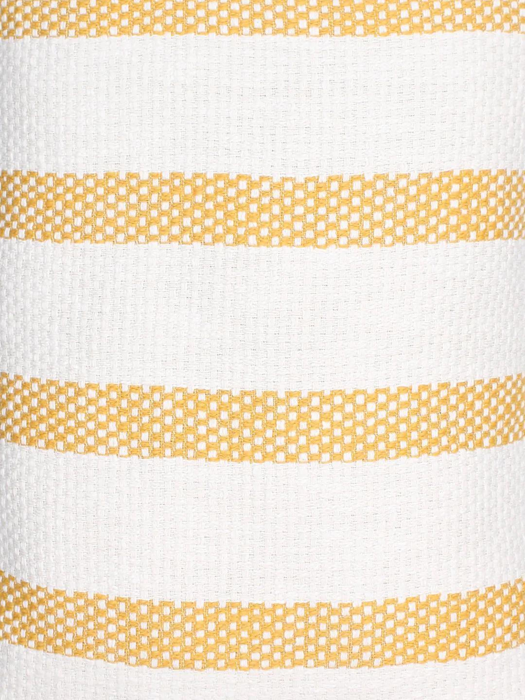 buy-bedsheets-yellow-white-lining-printed-cotton-bedcover-bedspread-for-bedroom-by-house-this-on-ikiru-online-store-3 - IKIRU