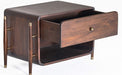 Buy Bedside Table - Navah Bedside Table Teak Wood by Orange Tree on IKIRU online store