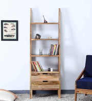 Buy Bookshelf - Wooden Natural Bookcase With Three Shelves For Living Room by The home dekor on IKIRU online store