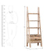 Buy Bookshelf - Wooden Natural Bookcase With Three Shelves For Living Room by The home dekor on IKIRU online store