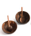 Buy Bowl - Aesthetic Wooden Coconut Shell Bowls With Spoons Set Of 4 For Serving & Gifting by Thenga on IKIRU online store