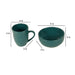 Buy Bowl - Ceramic Green Mugs & Bowls Set For Serving - Pack Of 6 by Amaya Decors on IKIRU online store